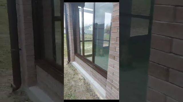 Беседка кирпичная застекленная Тортуга