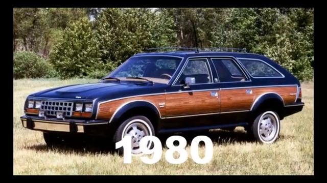 AMC 1973  - 1988 AMERICAN MOTOR COMPANY HISTORY . PART 2 OF 2 , AWSOME CARS FROM AMERICAN PAST