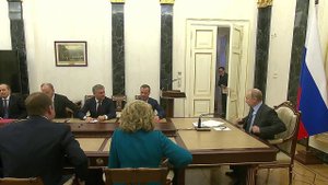 Владимир Путин провел совещание с постоянными членами Совета безопасности России