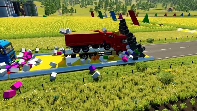 LOAD HAY AND TRANSPORT WITH LIZARD TRUCKS - Farming Simulator 22 смотреть онлайн