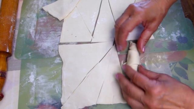 КРУАССАНЫ с шоколадом и бананом, за 20 минут.