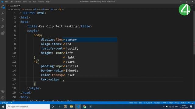 How To Make Clip Masking In Css Text Clipping Mask Html & Css Tutorial In Hindi Code4Education