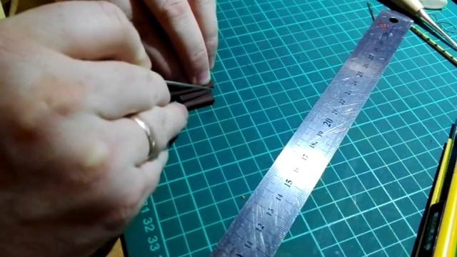 I make a watch strap from leather . Master class / Делаю часовой ремешок из кожи. Мастер класс