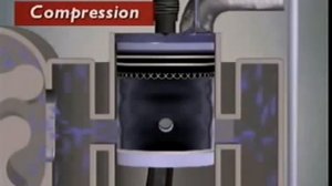 двухтактный дизельный двигатель. two-stroke engine.