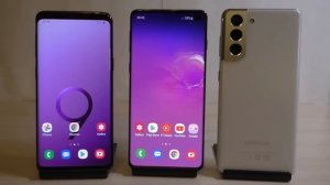 Samsung Galaxy S9 vs S10 vs S21 5G Incoming Call