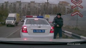 Люберецкие ГАИшники не признали начальника.