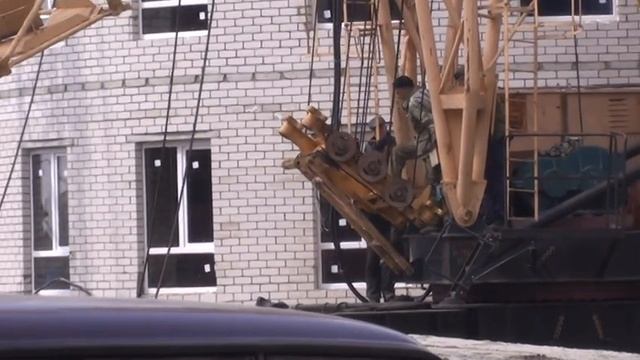 Монтаж КБ-408.21 (Наращивание секций башни) смотреть онлайн