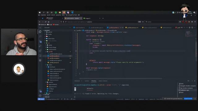 Discord bot and API integration - data for LinkFree project