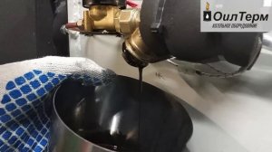 Горелка на отработке "Прометей" // Запуск с топливным насосом! // Starting new tech wmoburner