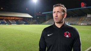 REACTION: Head Coach Justin Edinburgh following the 2-1 win over FC Halifax Town