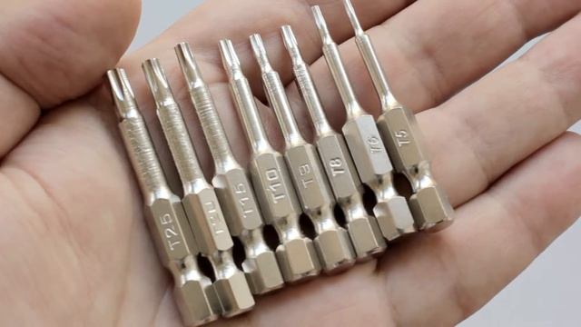 Посылки из Китая Aliexpress | Magnetic Head Bits T | Набор бит Т "Звёздочка" смотреть онлайн