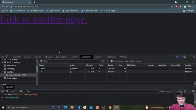 JavaScript - Document.cookie