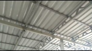 Большой навес у дома. Размер 8 м на 13 м.