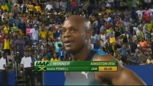 Asafa Powell 20.45 (+0.9) wins Men's 200m Jamaica Invitational 2016