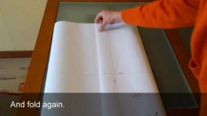 How to fold A1 to A4