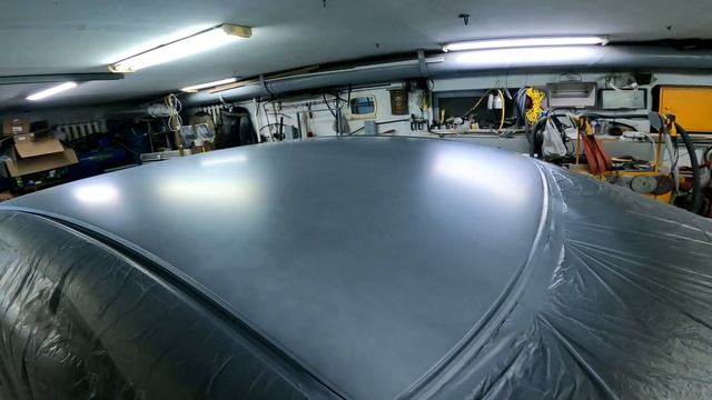 Toyota Camry 30 ремонт крыши после падения на нее ретранслятора - ч 3 завершающая. смотреть онлайн