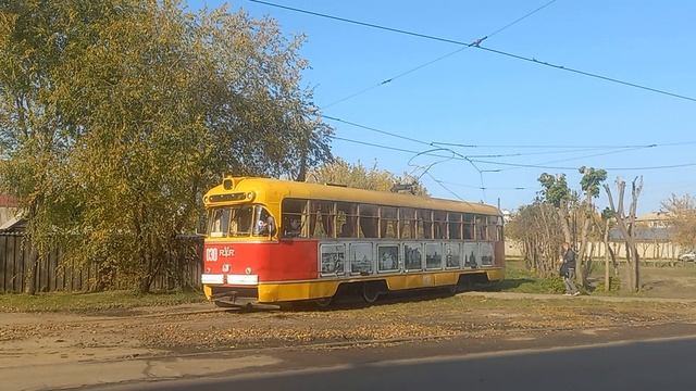 Ретро-трамвай РВЗ-6М2 на Кст Трампарк