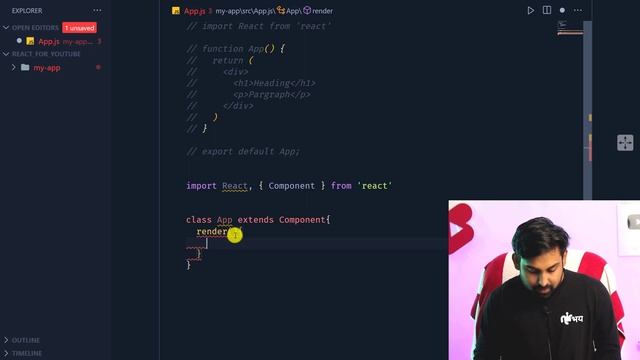 Function Component vs Class Component In React In Hindi | Components & Props | React Js Full Course