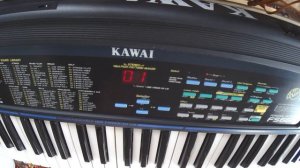 Демо песня или мелодия в синтезаторе KAWAI FS660.