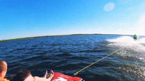 Покатушки | гидроцикл Yamaha GP 1200 | ватрушка Airhead Viper 2