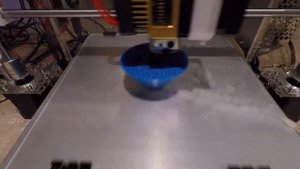 Ускоренная съемка 3д печати принтера Prusa i3