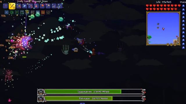 ДО НЕВОЗМОЖНОСТИ СЛОЖНЫЙ БОСС - МАЗОХИСТ БЛИЗНЕЦЫ! | Террария с новыми модами #15 смотреть онлайн