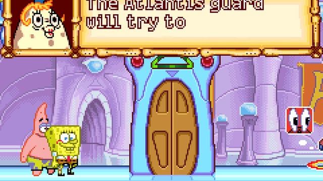 SpongeBob's Atlantis SquarePantis (Game Boy Advance) полное прохождение