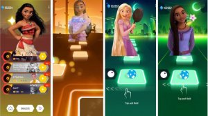 Moana vs Encanto Mirabel vs Tangled I See the Light vs With Asha - Tiles Hop! How Far I'll Go