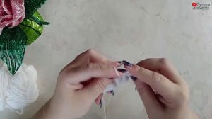 Узор спицами волнистый край мк /Отделочная кромка спицами