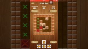 Push Box Beginner Level 125 solved