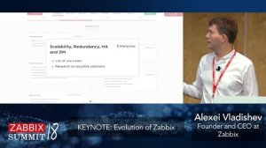 Alexei Vladishev - KEYNOTE: Evolution of Zabbix