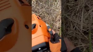 Как правельно заводит мотокосу штиль FS450