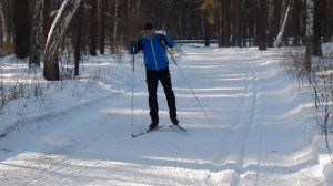 Лыжи, коньковый ход, куча ошибок. Скажите какие_))
