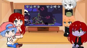 |реакция fnf на ТикТок| Gacha Club (читать описание)