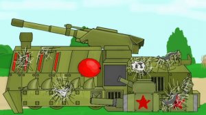 Броне Поезд и КВ44 Против Карла - Мультики про танки