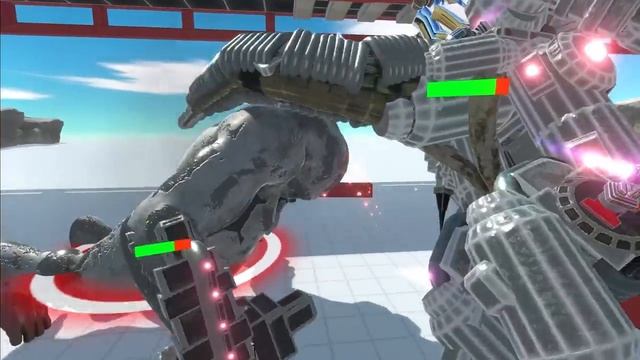 Mechagodzilla Destroys Enemy Units - Animal Revolt Battle Simulator