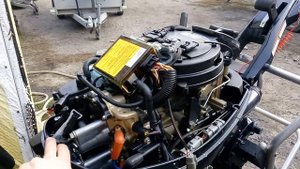 Эвинруд 30 Етек первый запуск