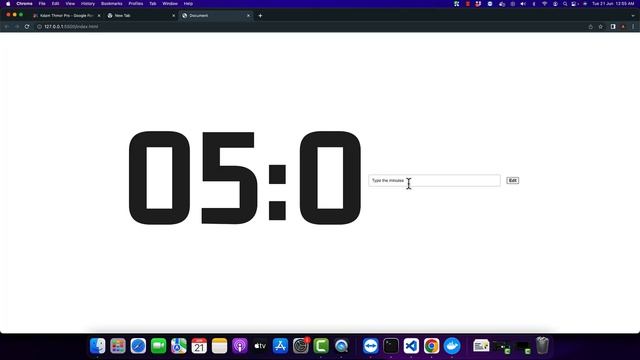 How to create a timer in javascript 2022