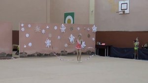 Ревун Анастасия (лента) 25.01.2015 Чемпионат Черниговской области. 2-й день.