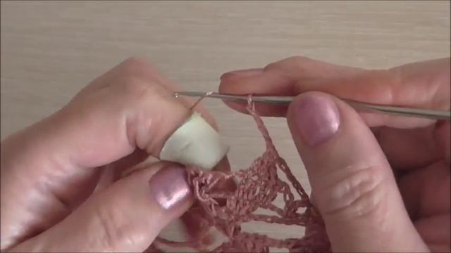 Вязание круглой кокетки крючком. Часть2.Схема. Видео урок. смотреть онлайн