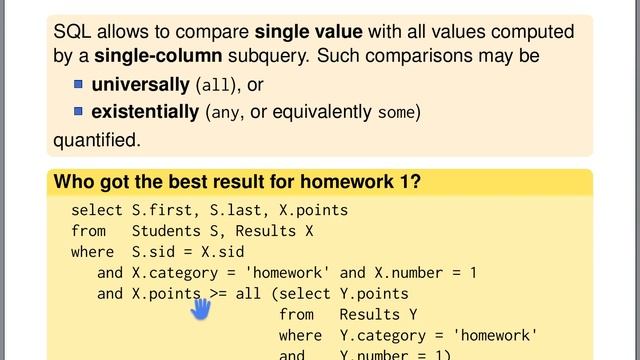 SQL Tutorial - ALL, SOME, ANY | Database Tutorial 5l смотреть онлайн