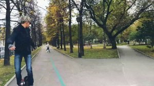 Моноколесо, движение задним ходом