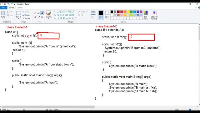 Java static members execution flow || static members