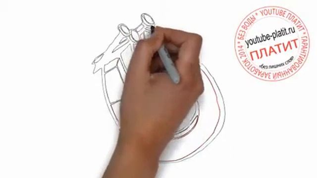 Как нарисовать разноцветный магнит карандашом смотреть онлайн