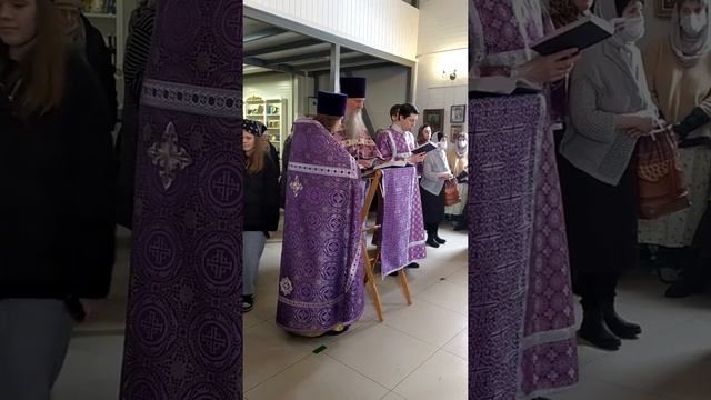 Молебен в праздник Торжества Православия в воскресенье, 13 марта 2022г. смотреть онлайн