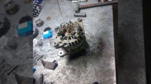 РЕМОНТ ГЕНЕРАТОРА -  КИА СОРЕНТО ( KIA SORENTO ) СБОРКА