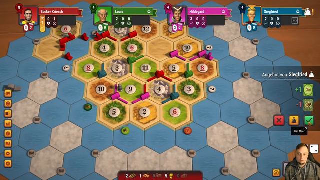 Catan Universe - Live Stream deutsch - #001 смотреть онлайн