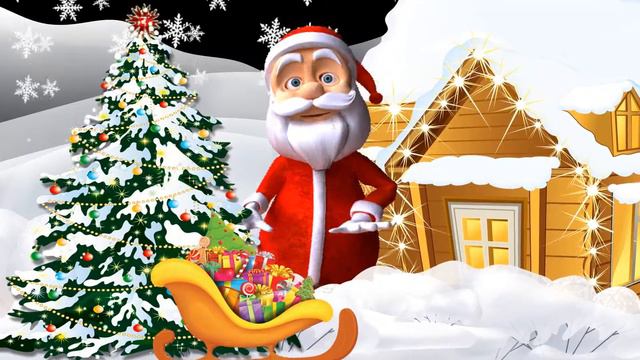 футаж поздравление деда Мороза смотреть онлайн