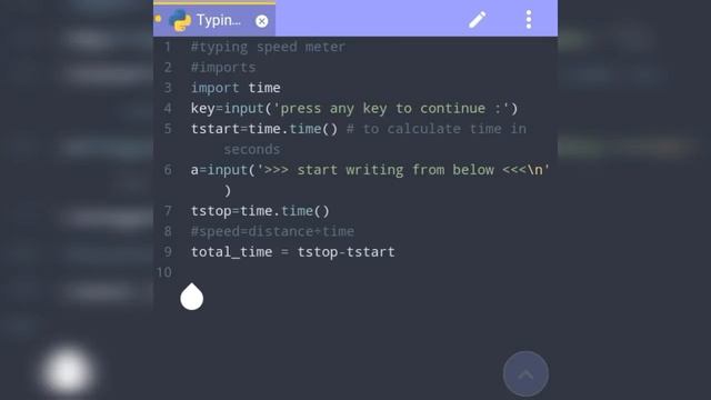 How to make a typing master app using python in only 12 line of code -keerrorbafus