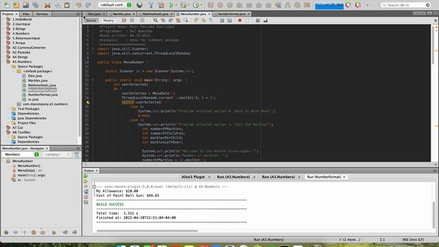 Java Random Selection Menu смотреть онлайн